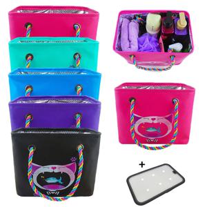 냠냠고양이 수영가방 수영장 물놀이 워터파크 목욕가방 받침대포함