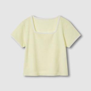 여 테리 스퀘어넥 라운지 티셔츠 (3 colors)