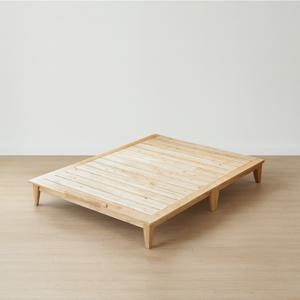 평상형 무헤드 고무나무 원목침대프레임 침대깔판 슈퍼싱글