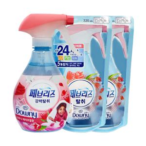 페브리즈 다우니향 용기 370ml 1개+리필 320ml 2개