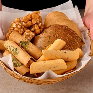 추억의 옛날과자! 바삭한 5종 옛날 전병 경주 수미종합전병 750G 1+1구성