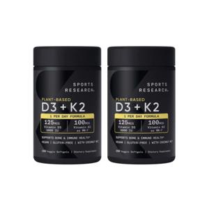 [해외] 비타민 D3+K2 베지 소프트젤 160정 x2개