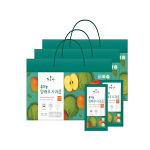 2 + 1 한포만 유기농 양배추사과즙 건강한 맛있는 사과 양배추즙 3박스 90포
