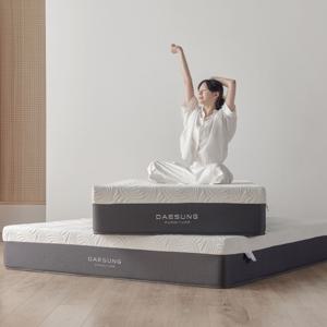 누엔 라텍스 메모리폼 롤팩 매트리스 S/SS/Q/K/SK/LK/EK/FK