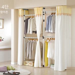 스마트홈 UPGRADE 드레스룸행거 4단