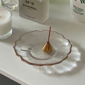 초하루 인센스 홀더 인테리어 유리 플레이트