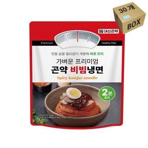 가벼운 프리미엄 곤약 비빔냉면 box (230g x30개)