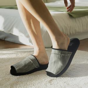 220여개 지압설계 지압슬리퍼 건강슬리퍼 사무실슬리퍼 (black)