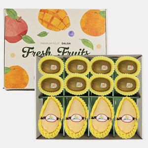 태국 골드망고 4입+제스프리 썬 골드키위 8입 2.2kg 내외(선물세트)