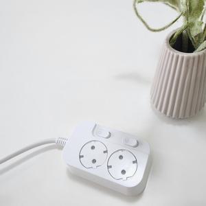 시소탭 국산 먼지 차단 철벽 방어 특허 안전 개별 멀티탭 2구 3m