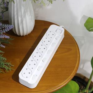 시소탭 국산 먼지 차단 철벽 방어 특허 안전 개별 멀티탭 6구 0.7m 짧은선