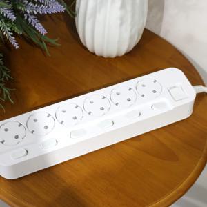 시소탭 국산 먼지 차단 철벽 방어 특허 안전 개별 멀티탭 6구 3m