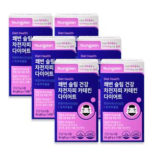 쾌변 슬림 건강 차전자피 카테킨 다이어트 6박스(84포)