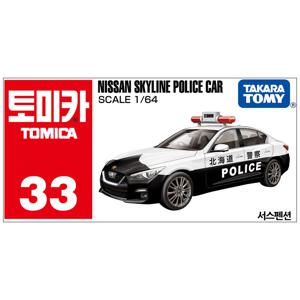 토미카 33 닛산 스카이라인 경찰차 자동차 미니카 다이캐스트 모형