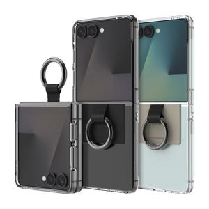 갤럭시Z플립7 링 스트랩 크리스탈 슬림핏 케이스