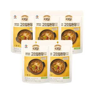 다담 고깃집 된장찌개 양념 130g*5개