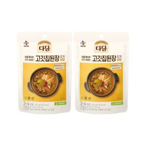 다담 고깃집 된장찌개 양념 130g*2개
