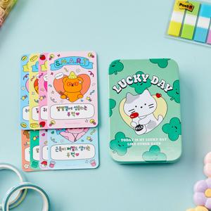 밀크캣 틴케이스 행운부적 8개입