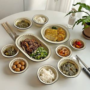마이어글리플레이트 2인식기세트 10p 2color 신혼 그릇 접시