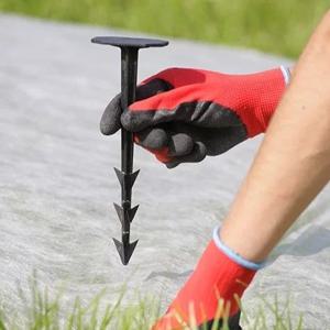 유럽가든 플라스틱 지주팩 50개 세트 125mm 210mm 타프 말뚝핀 고정 못