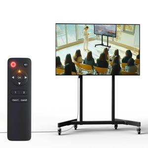 전동 높이조절 55-100인치 대형 이동식 티비스탠드거치대 TV브라켓