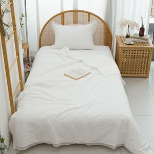 고밀도 100수 면&모달 아이스 냉감 여름이불 이불단품 눈꽃 화이트 (싱글,퀸)