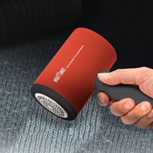 6중날 USB 충전식 무선 접이식 휴대용 핸디형 보풀제거기 DWH-60 (레드)