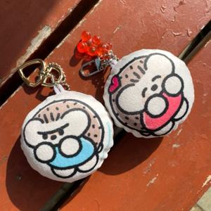 통통 고슴도치 쿠션키링