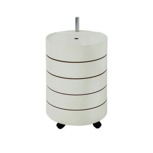 라운드 이동식 다용도 트롤리 360도 회전 컨테이너 캐비닛 인테리어 카트