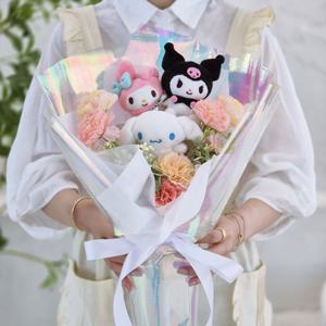 산리오 인형 꽃다발 미니 시나모롤 쿠로미 마이멜로디 졸업식 선물 입학식 발표회 연주회