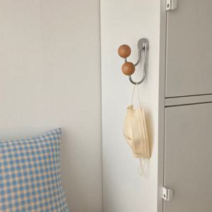 마그네틱 2구 후크 걸이 자석행거 2colors