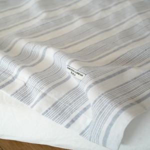Novelty stripe blanket - sky blue