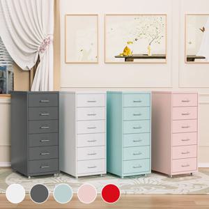 [리퍼] 철제 4/5/6단 이동식 서랍장 5colors