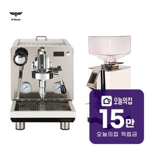 [렌탈] 가정용 에스프레소 커피머신 마누스S_화이트+미뇽 스페셜리타 커피그라인더 화이트