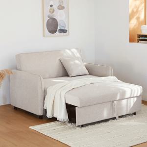 504730 2인용 확장형 패브릭 침대겸 소파베드 2colors