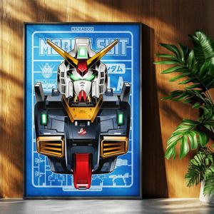 RX-78MK2 로보트 로봇포스터 일러스트포스터 인테리어포스터