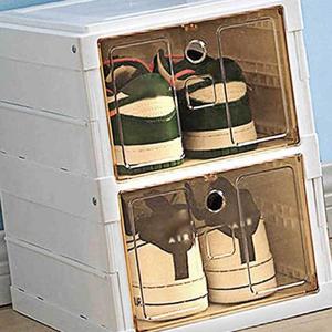 접이식 신발 보관함 2단 거치대 폴딩 신발장 수납함