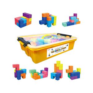 키비 테트리스 자석블럭 마그네틱 큐브 블록 135p
