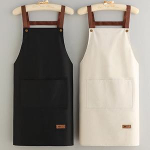 PVC 방수 주방/작업 앞치마 예쁜 사계절 생활방수 원피스 앞치마