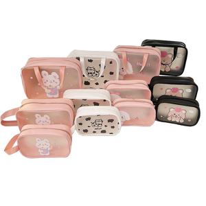 투명 워시백 여행용 세면백 목욕가방