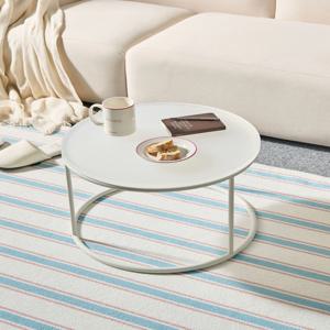 모리 아크릴 철제 원형 미드센츄리테이블 리버서블 모듈협탁 보조테이블 쇼파사이드테이블