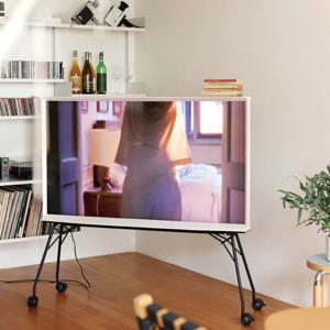 [해외] 라인캐리어 삼성티비 거치대 이동식 Samsung TV 스탠드 55인치