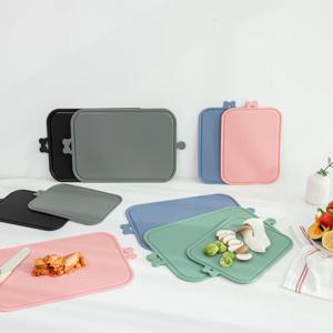 네오실리 플래티넘 실리콘 이유식 캠핑용 도마 대+소 세트