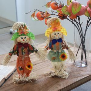 가을 허수아비 인형 소품 매장 데스크 장식