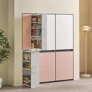 조이 슬라이딩 틈새수납장 냉장고 틈새장 인출식 수납장 (160x615x624)