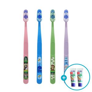 조르단 유아 어린이 칫솔 버디 2단계 X 12개 + (사은품)치약20g 2개