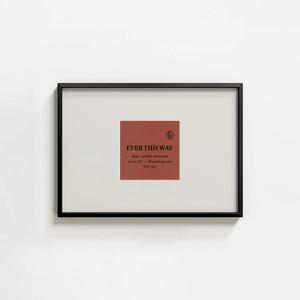 프레임 에버, 레터링 모던 인테리어 거실 침실 현관 벽 그림 액자