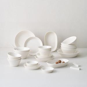 블랑쉐 6인 식기세트 올화이트 33P 신혼 집들이 홈세트 그릇세트