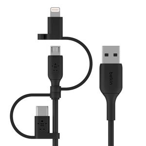 부스트업 3in1 USB C타입+라이트닝+마이크로 5핀 충전 케이블 CAC001bt1M