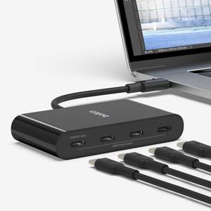 4in1 USB-C타입 멀티 허브 AVC018bt 아이패드 맥북 에어 15 노트북 호환